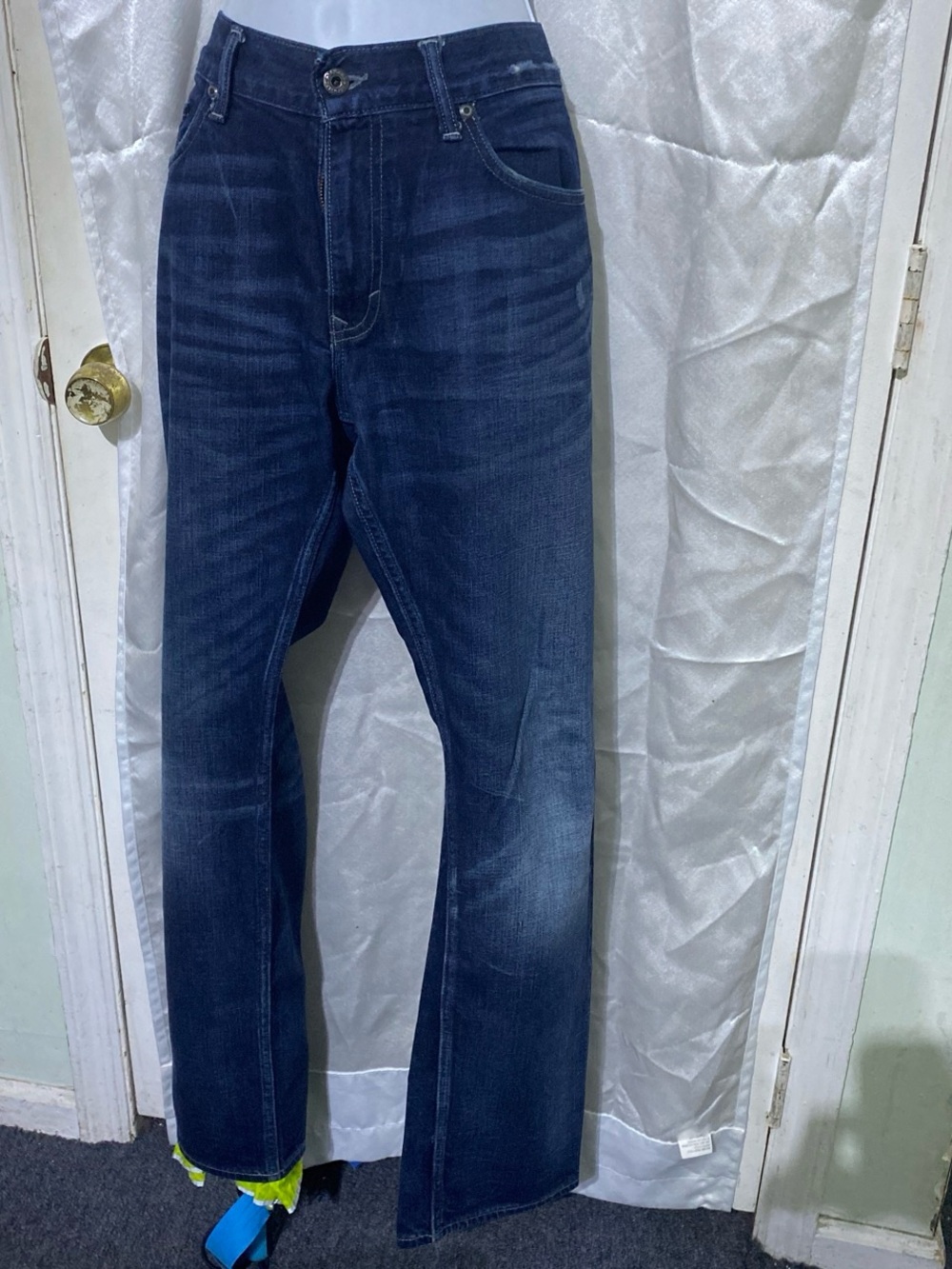 Banana Republic Classic Womens Dark Blue Straight-Leg Jeans
